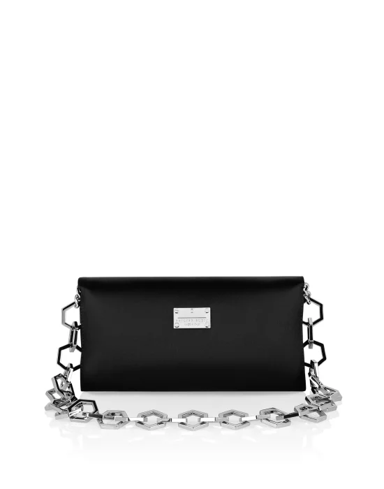 Satin Shoulder Bag Iconic Plein