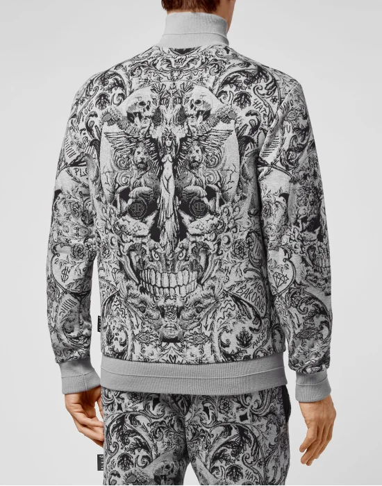 Knit Jacket Jacquard New Baroque