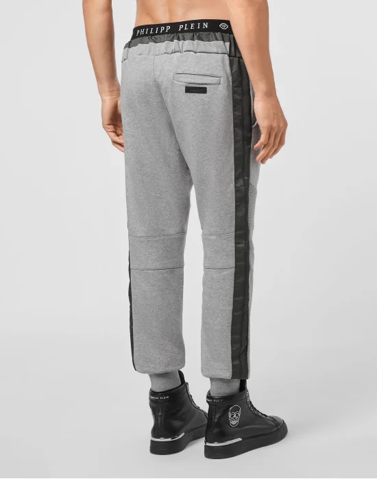 Jogging Trousers Nylon detail Iconic Plein