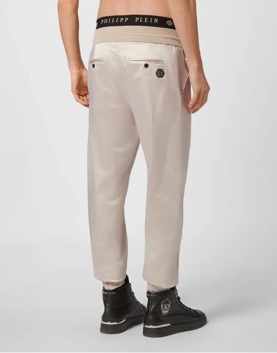 Satin Jogging Trousers Iconic Plein