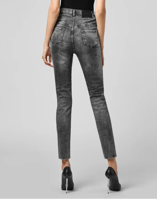 Denim Super High Waist Jegging Iconic Plein