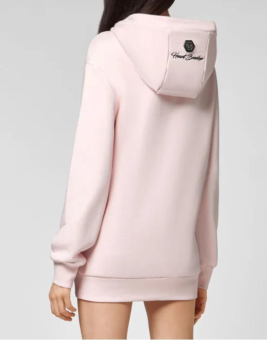 Hoodie sweatshirt Dress Heart Breaker
