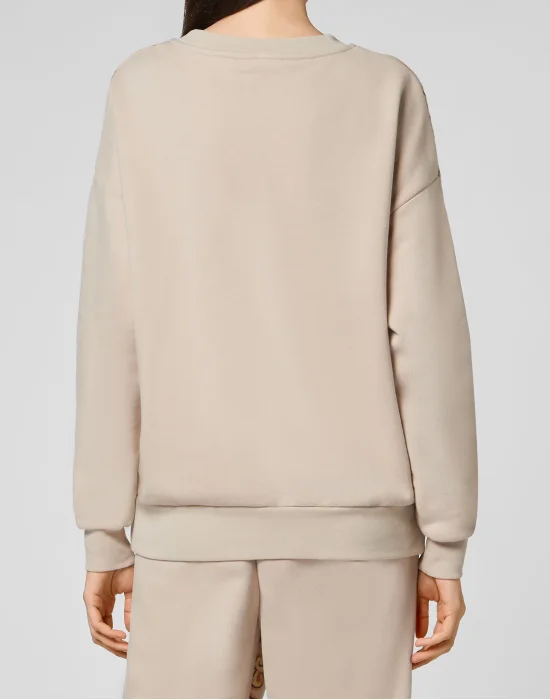 Sweatshirt LS knit & fleece Jacquard New Baroque