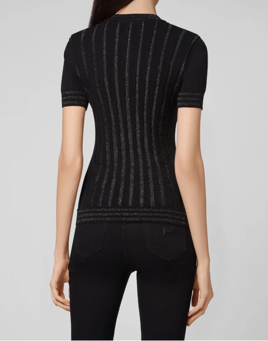Knit T-shirt round Neck SS New Baroque