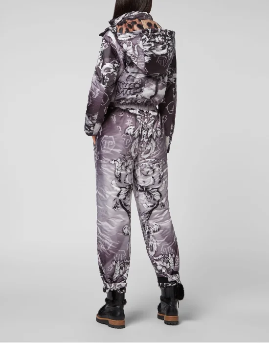 Nylon Ski jumpsuit print New Baroque
