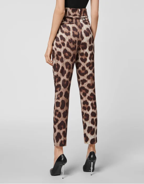 Cady Long Trousers Leopard