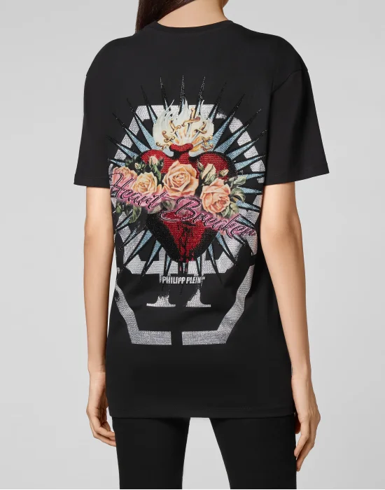 T-shirt Round Neck SS Heart Breaker