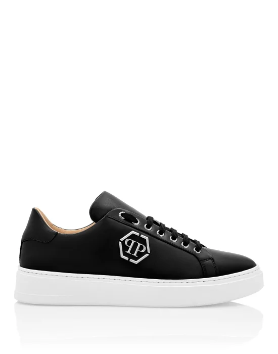 Leather Lo-Top Sneakers The Plein Original TM