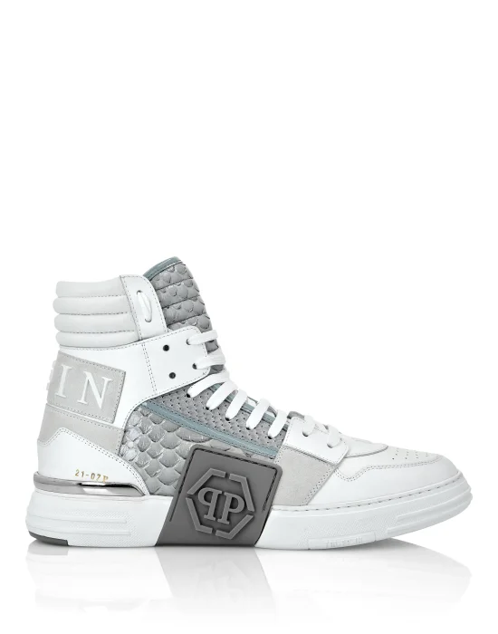 HI-TOP SNEAKERS PHANTOM KICK$ PYTHON HEXAGON