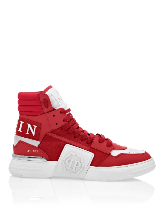PHANTOM KICK$ Hi-Top Sneakers mix materials