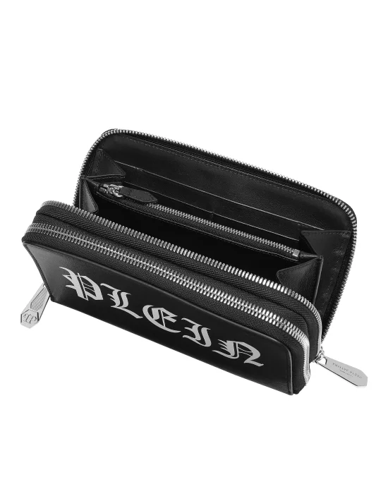 Double zip around Wallet Gothic Plein