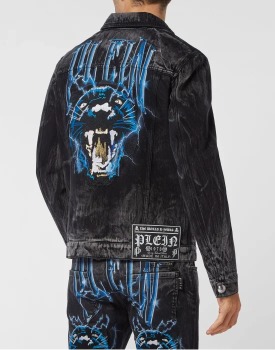 Denim Jacket Panther