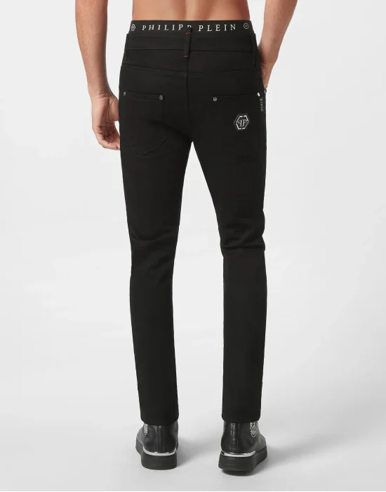 Denim Trousers Skinny Fit Hexagon