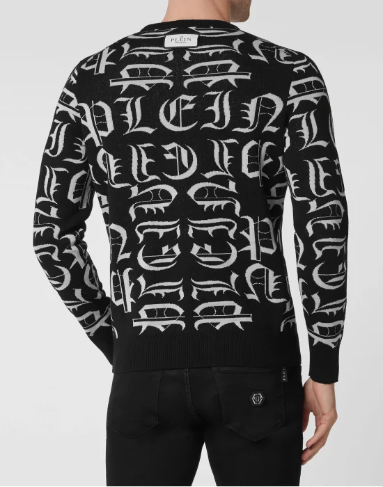 Pullover Round Neck LS Gothic Plein