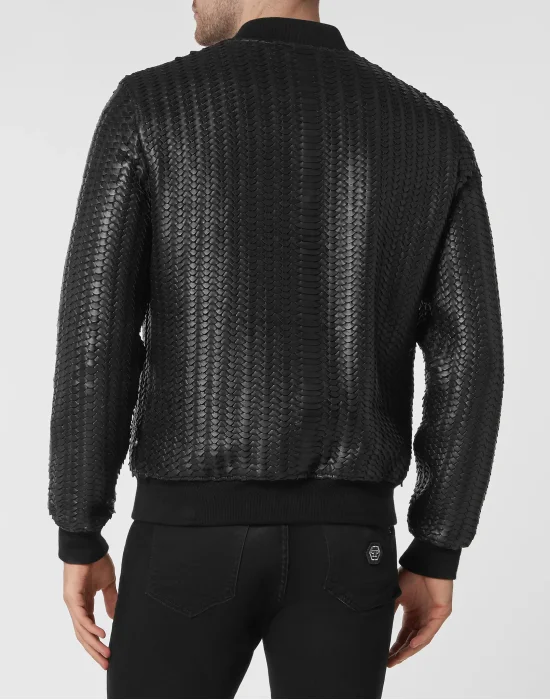 Leather Bomber