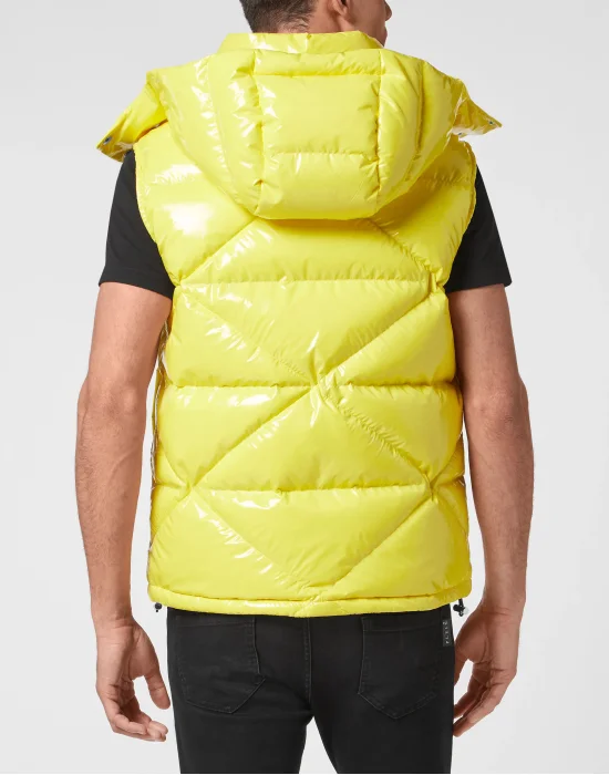 Sleeveless Quilted Down Jacket