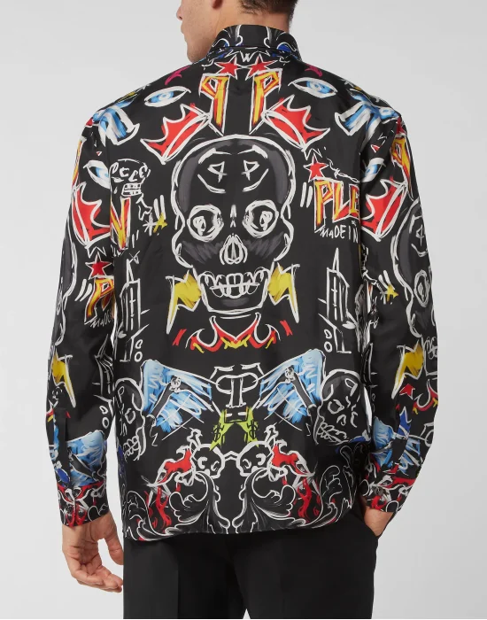 Shirt Dandy LS Skull and Plein