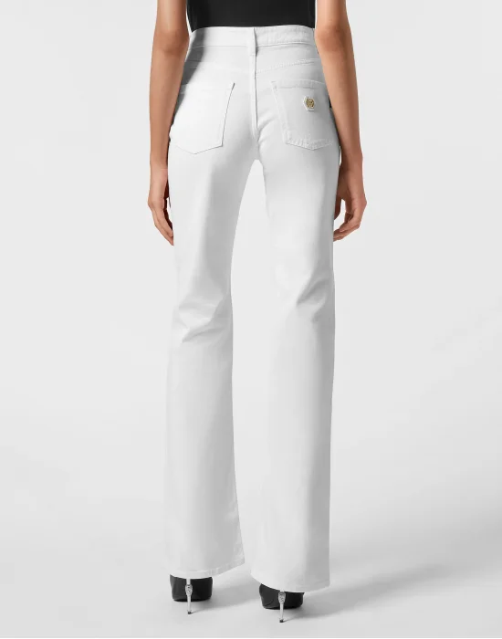 High-Waisted Flare Jeans