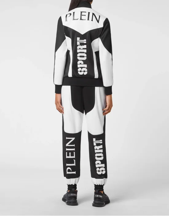 Jogging Set: Zip-up Jacket + pants Statement