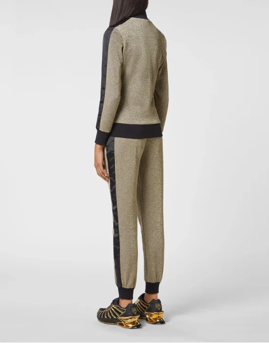 Jogging Set: Zip-up Jacket + pants Statement