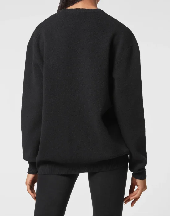 Round Neck Pullover LS Skull&Bones