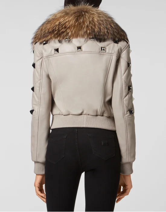 Leather Bomber