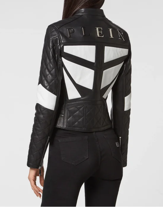 Leather Motorbiker Jacket