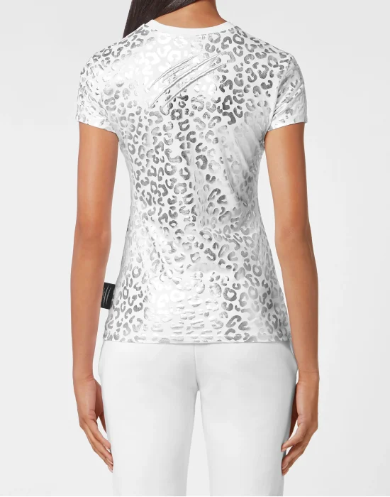 T-shirt Round Neck SS Leopard