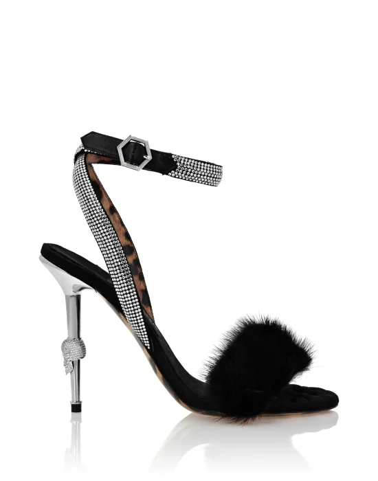 Sandals High Heels Crystal