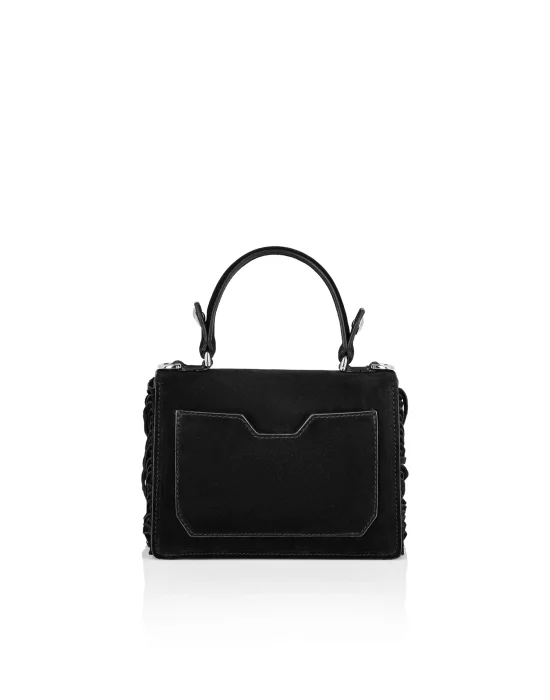 Small Suede Handle Bag Superheroine