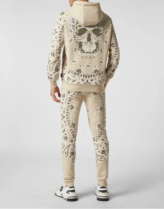 Jogging Tracksuit: Hoodie/Trousers Paisley Bandana