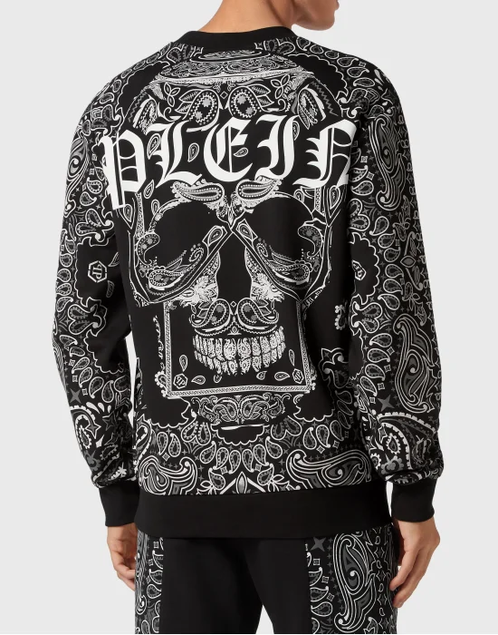 Sweatshirt LS Paisley Bandana