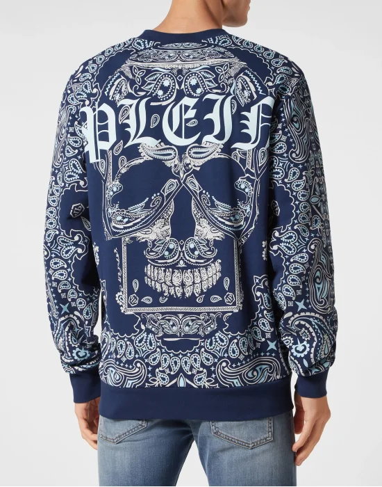 Sweatshirt LS Paisley Bandana