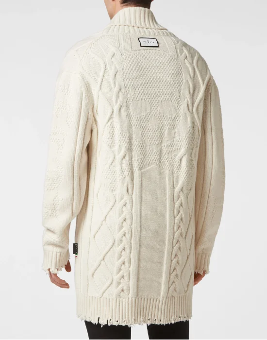 Lambswool Cardigan Skull&Bones