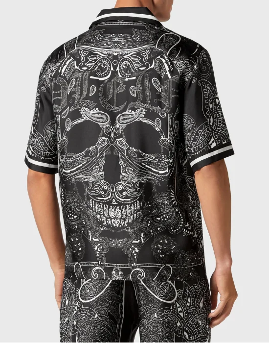 Silk Shirt SS Paisley Foulard