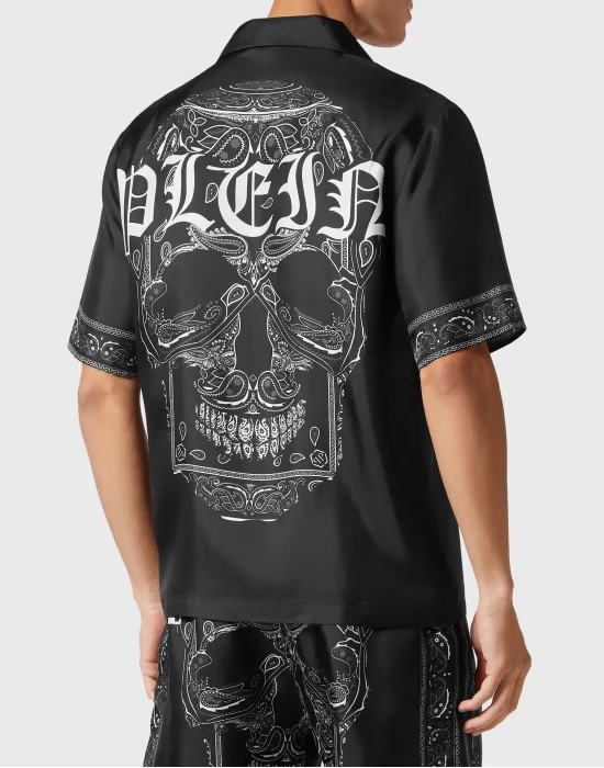 Silk Shirt SS Paisley Bandana