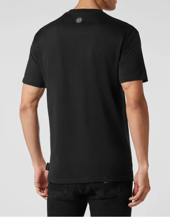 T-shirt Round Neck SS Paisley Strass