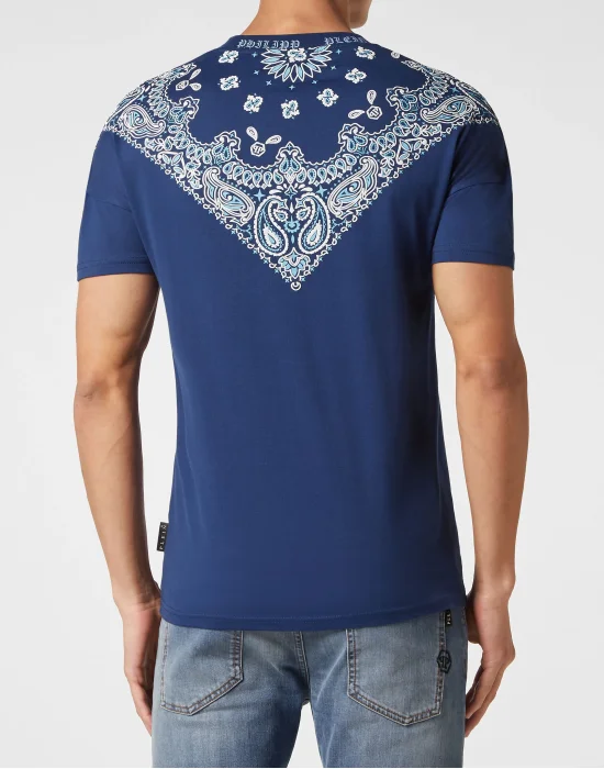 T-shirt Round Neck SS Paisley Bandana