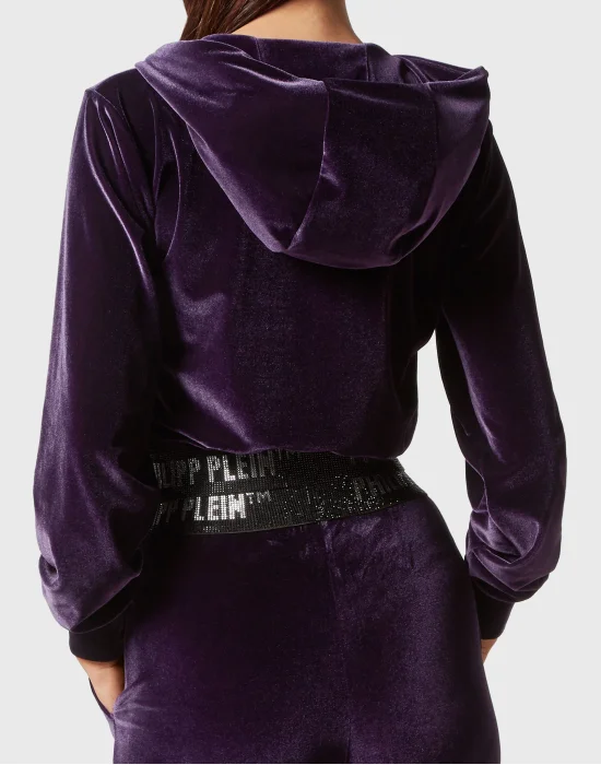 Hoodie Sweatjacket Crystal