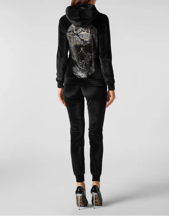 Jogging Tracksuit: Hoodie/Trousers Paisley Skull