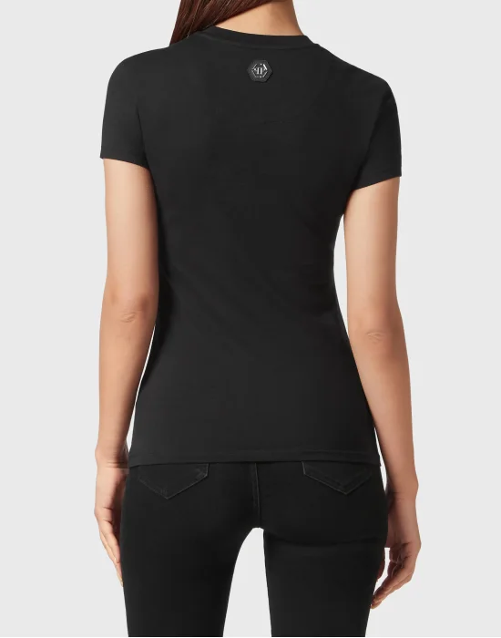 T-shirt Round Neck Sexy Pure Fit Paisley Teddy Bear