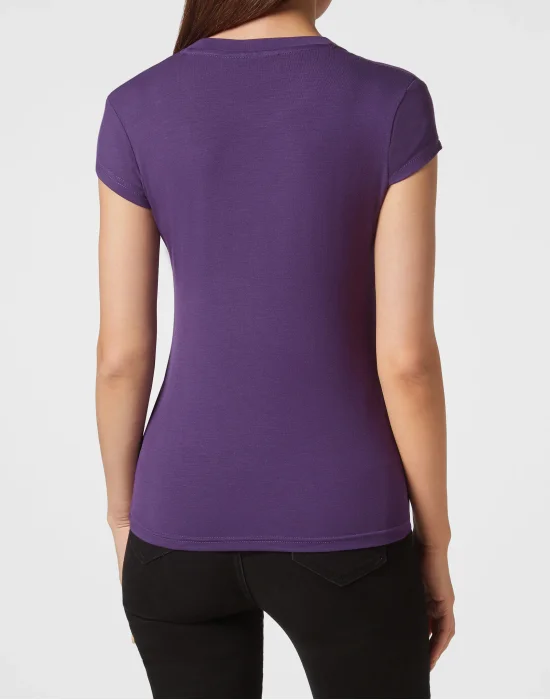 T-shirt Round Neck Sexy Pure Fit Hexagon