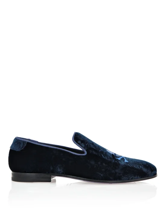Velvet Loafers Paisley