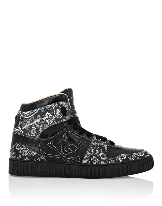 Hi-Top Sneakers Paisley