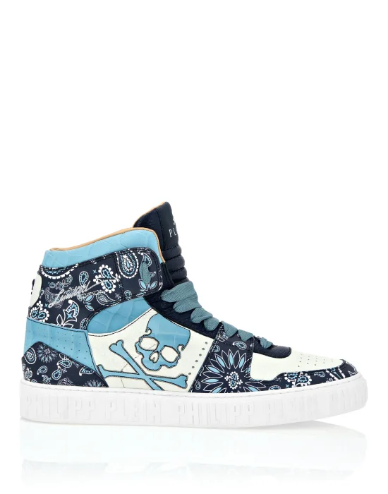 Hi-Top Sneakers Paisley