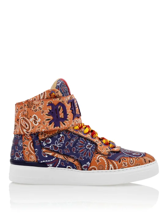 Hi-Top Sneakers Paisley