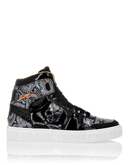 Hi-Top Sneakers Paisley