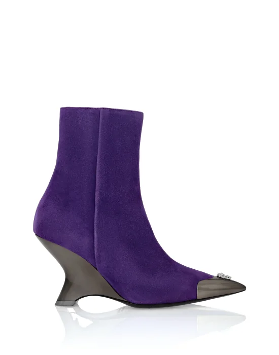 Suede Boots Wedge