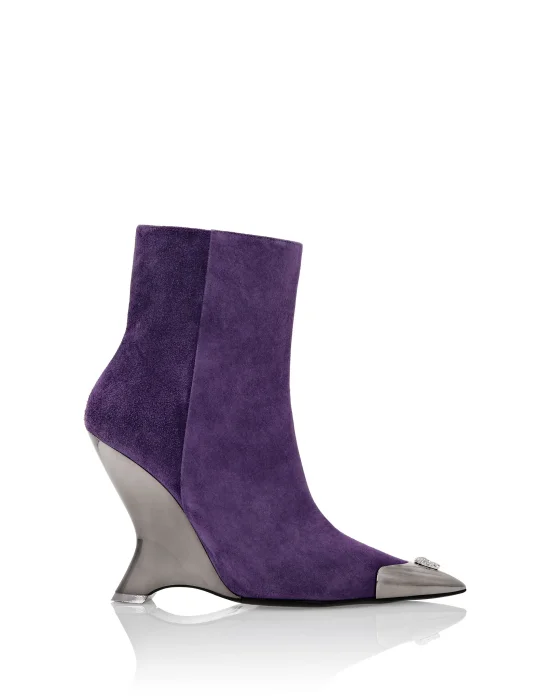 Suede Boots Wedge