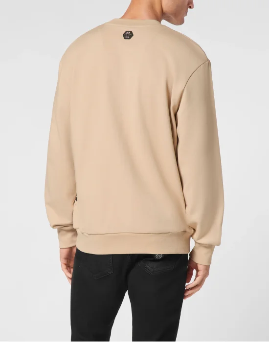 Sweatshirt Round Neck Gothic Plein